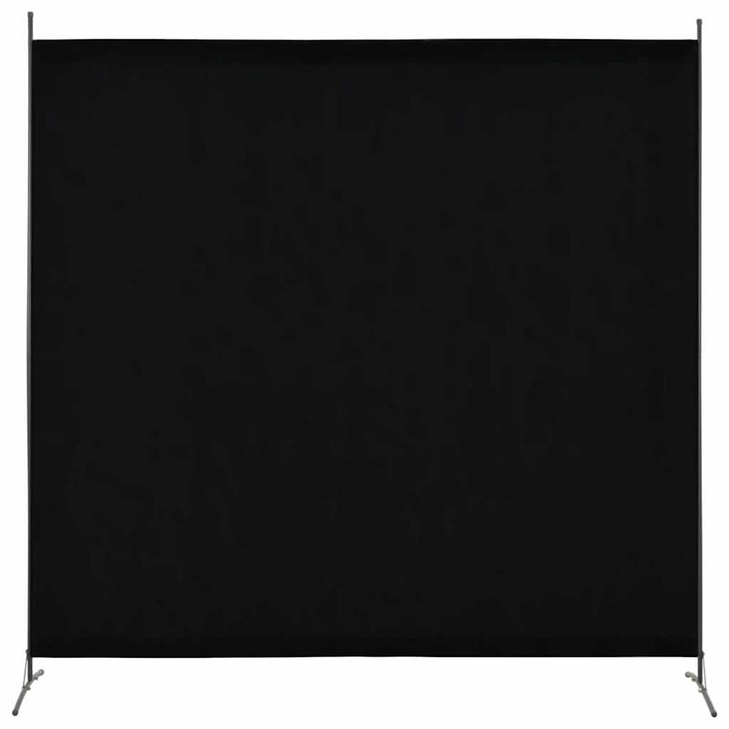 1 Panel Room Divider Black 175x180 cm