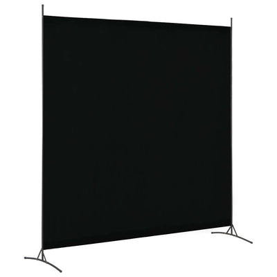 1 Panel Room Divider Black 175x180 cm