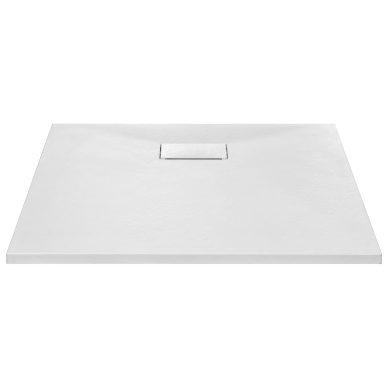 Shower Base Tray SMC White 90x90 cm