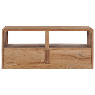 TV Cabinet 90x30x40 cm Solid Teak Wood