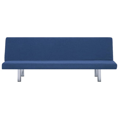 Sofa Bed Blue Polyester