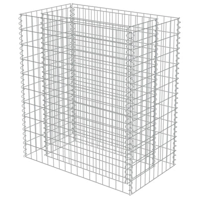 Gabion Raised Bed Galvanised Steel 90x50x100 cm