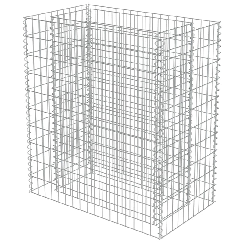 Gabion Raised Bed Galvanised Steel 90x50x100 cm