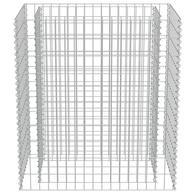 Gabion Raised Bed Galvanised Steel 90x50x100 cm