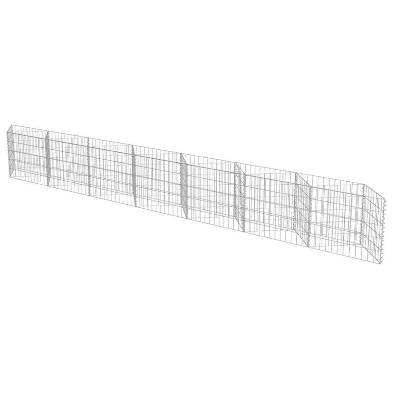 Gabion Wall Galvanised Steel 450x30x50 cm