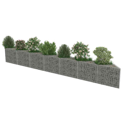 Gabion Wall Galvanised Steel 450x30x50 cm