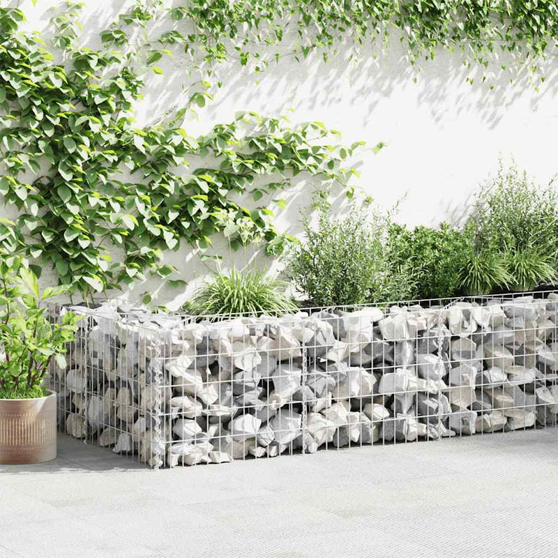 Gabion Wall Galvanised Steel 450x30x50 cm