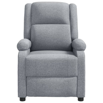 Massage Chair Light Grey Fabric