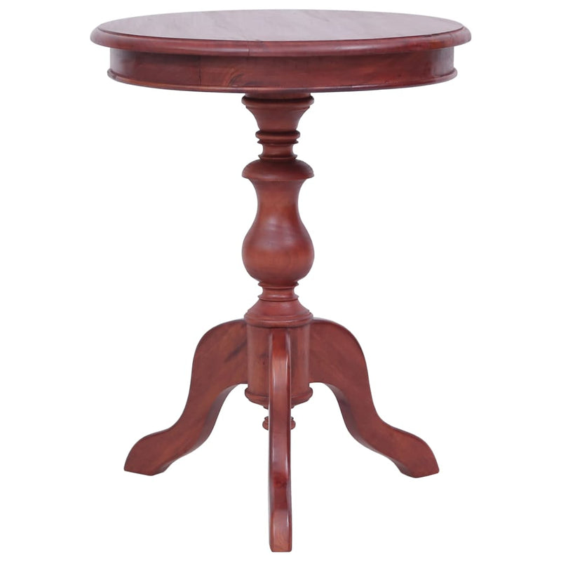 Side Table Brown 50x50x65 cm Solid Mahogany Wood