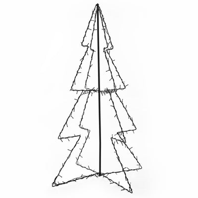 Christmas Cone Tree 160 LEDs Indoor and Outdoor 78x120 cm