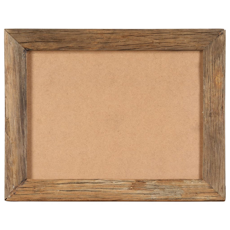 Photo Frames 2 pcs 34x40 cm Solid Reclaimed Wood and Glass