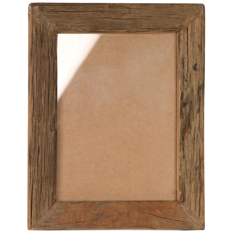 Photo Frames 2 pcs 34x40 cm Solid Reclaimed Wood and Glass