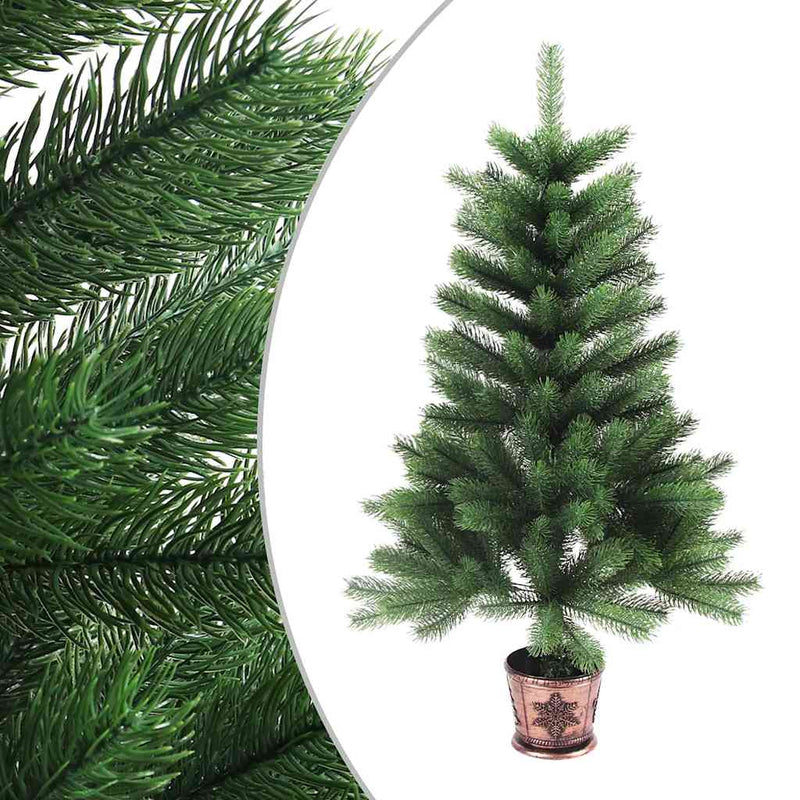 Artificial Christmas Tree Lifelike Needles 65 cm Green