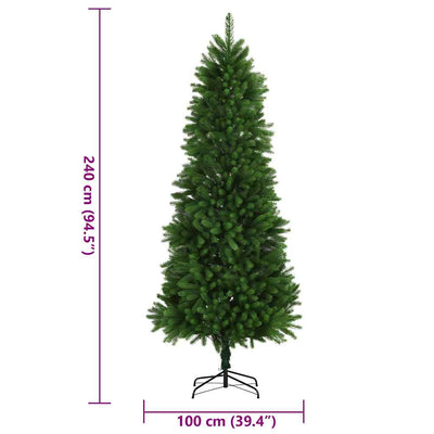 Artificial Christmas Tree Lifelike Needles 240 cm Green