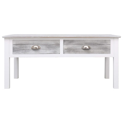 Coffee Table Grey 100x50x45 cm Wood