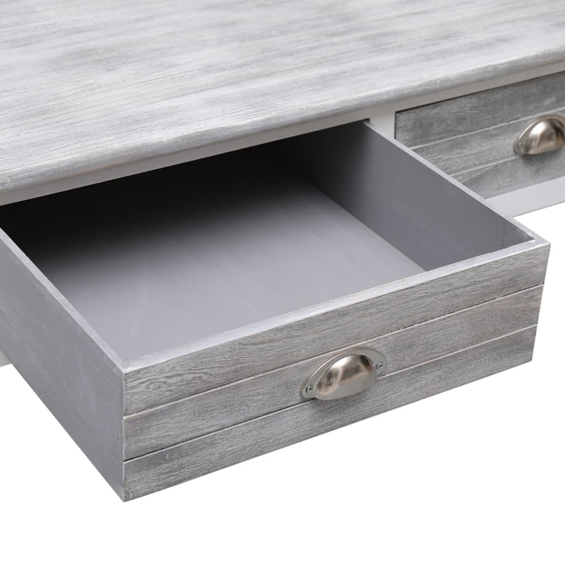 Coffee Table Grey 100x50x45 cm Wood