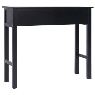 Console Table Black 90x30x77 cm Wood