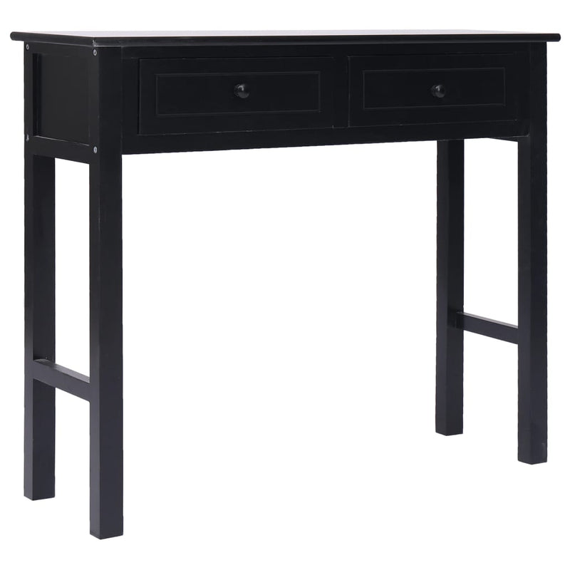 Console Table Black 90x30x77 cm Wood