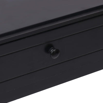 Console Table Black 90x30x77 cm Wood