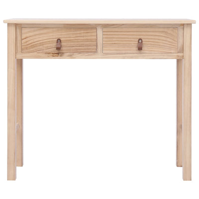 Console Table Natural 90x30x77 cm Wood