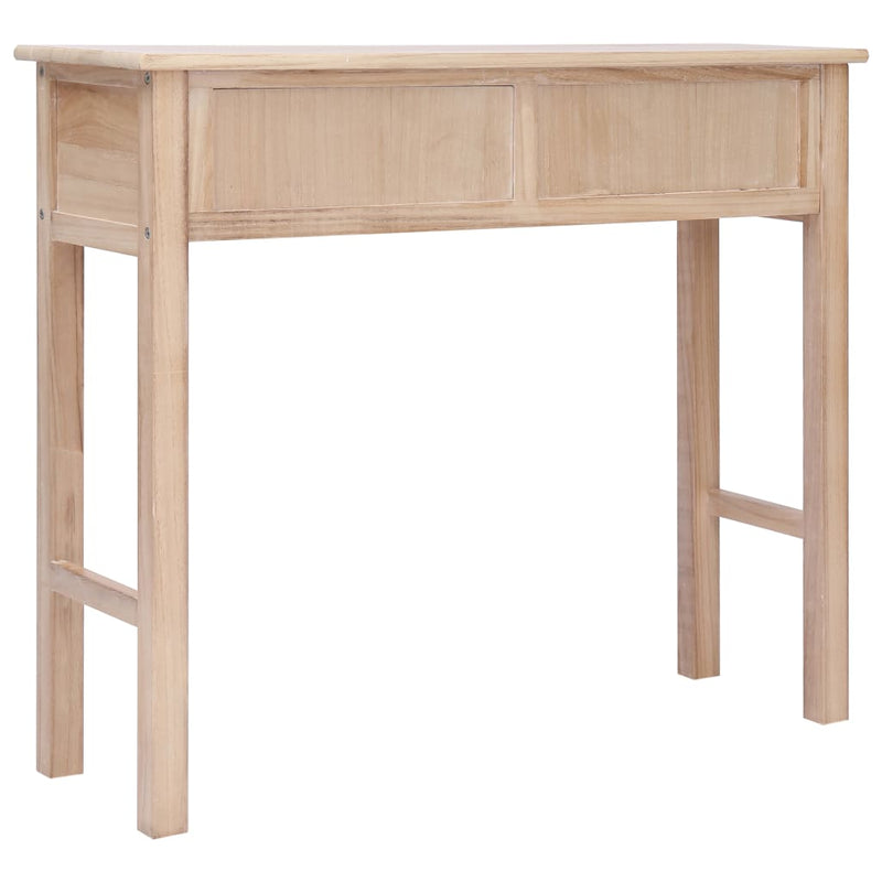 Console Table Natural 90x30x77 cm Wood