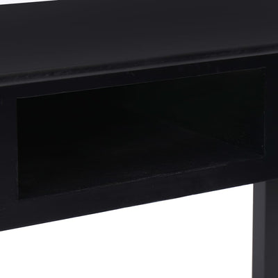 Writing Desk Black 110x45x76 cm Wood