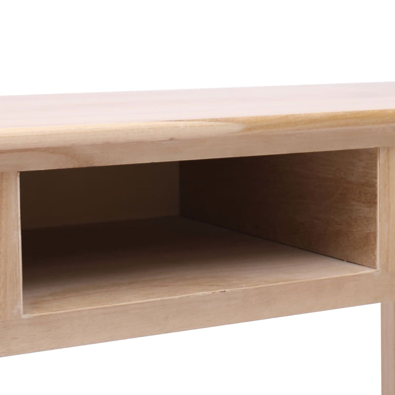 Writing Desk Natural 110x45x76 cm Wood