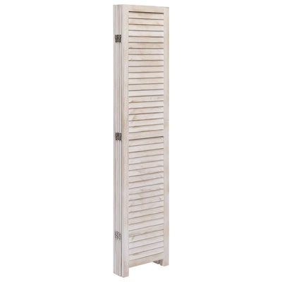 5-Panel Room Divider 175x165 cm Wood