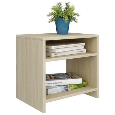 Bedside Cabinet Sonoma Oak 40x30x40 cm Engineered Wood