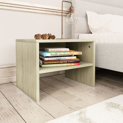 Bedside Cabinets 2 pcs Sonoma Oak 40x30x30 cm Engineered Wood