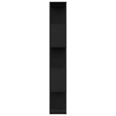 Book Cabinet/Room Divider Black 80x24x159 cm Engineered Wood