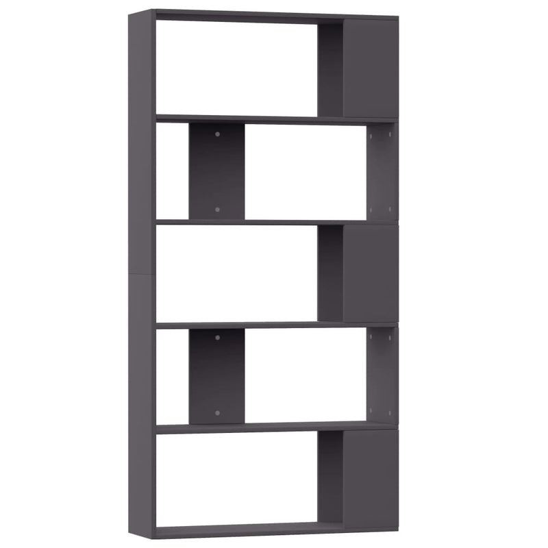 Book Cabinet/Room Divider Grey 80x24x159 cm Engineered Wood