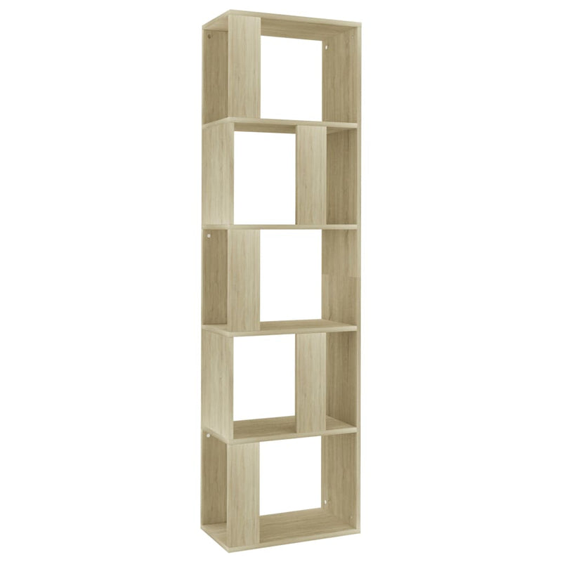 Book Cabinet/Room Divider Sonoma Oak 45x24x159 cm Engineered Wood