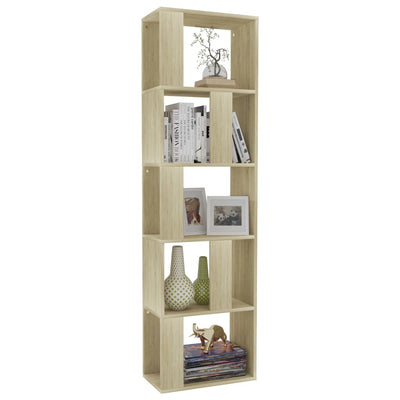 Book Cabinet/Room Divider Sonoma Oak 45x24x159 cm Engineered Wood