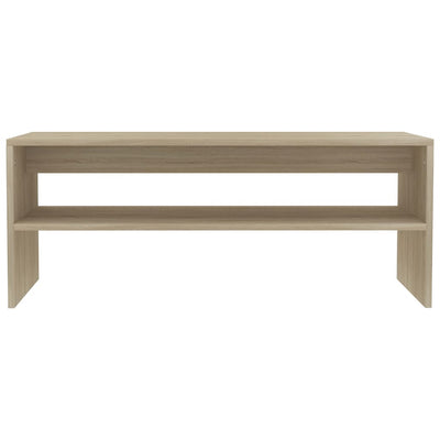 Coffee Table Sonoma Oak 100x40x40 cm Engineered Wood