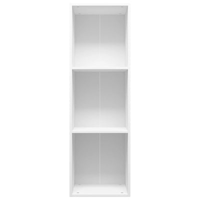 Book Cabinet/TV Cabinet White 36x30x114 cm Engineered Wood