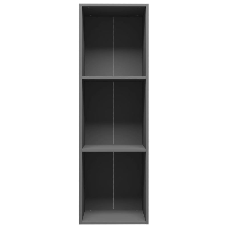 Book Cabinet/TV Cabinet Grey 36x30x114 cm Engineered Wood