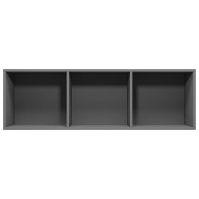 Book Cabinet/TV Cabinet Grey 36x30x114 cm Engineered Wood