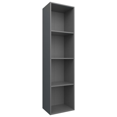 Book Cabinet/TV Cabinet Grey 36x30x143 cm Engineered Wood