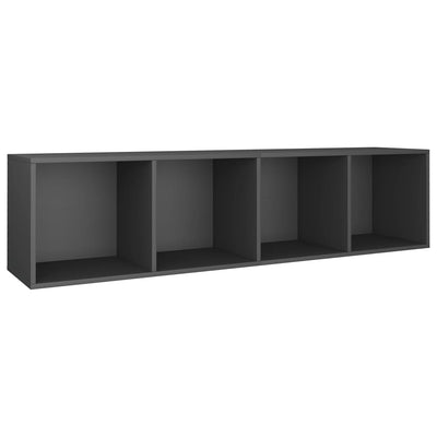 Book Cabinet/TV Cabinet Grey 36x30x143 cm Engineered Wood