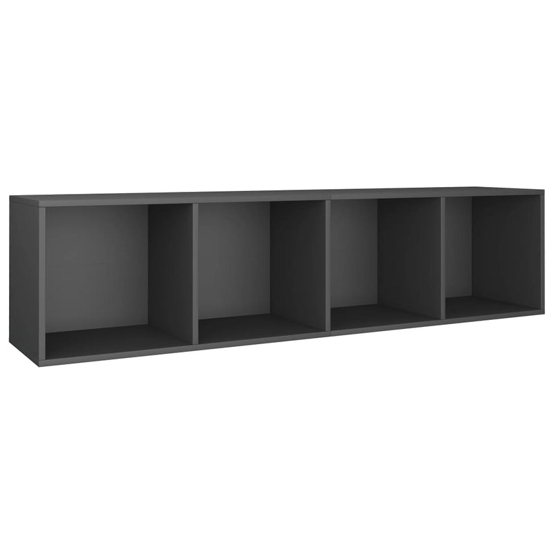 Book Cabinet/TV Cabinet Grey 36x30x143 cm Engineered Wood