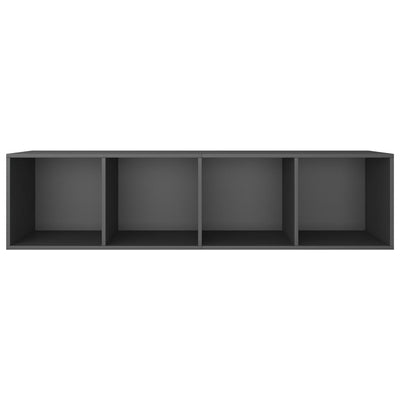 Book Cabinet/TV Cabinet Grey 36x30x143 cm Engineered Wood