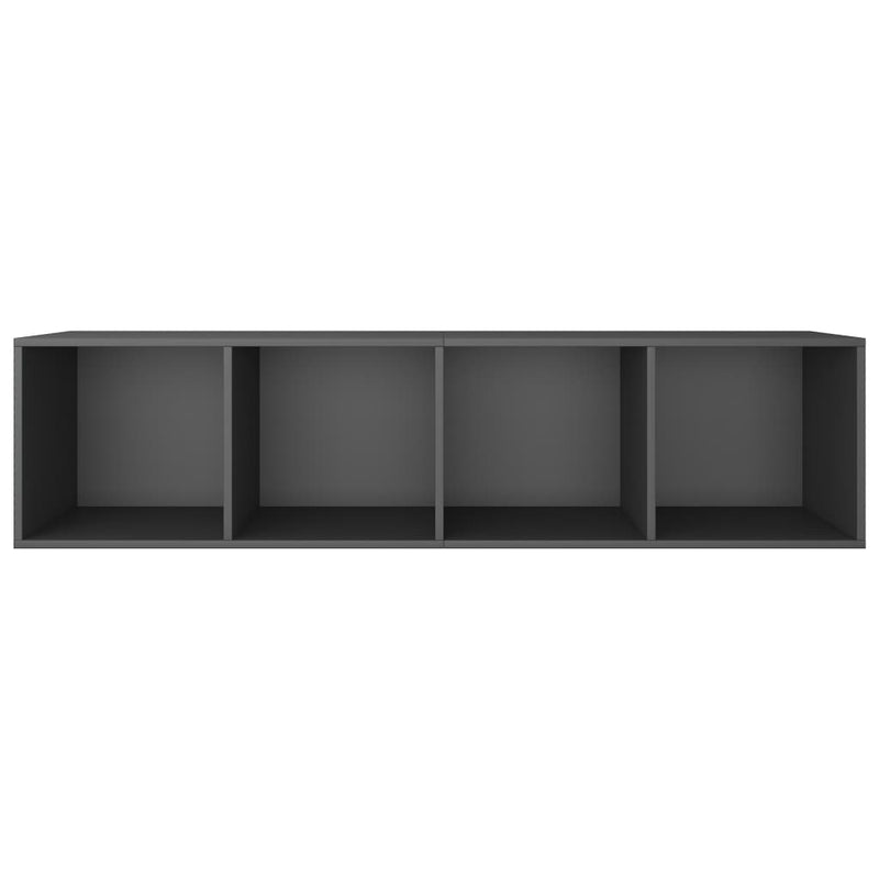 Book Cabinet/TV Cabinet Grey 36x30x143 cm Engineered Wood