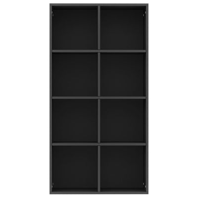 Book Cabinet/Sideboard Black 66x30x130 cm Engineered Wood