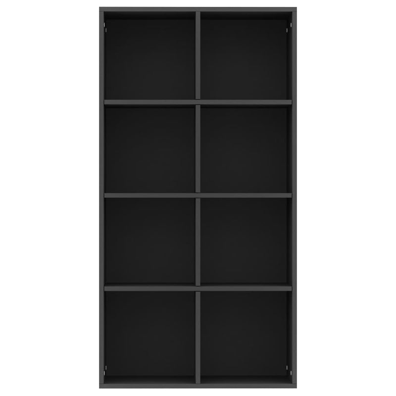 Book Cabinet/Sideboard Black 66x30x130 cm Engineered Wood