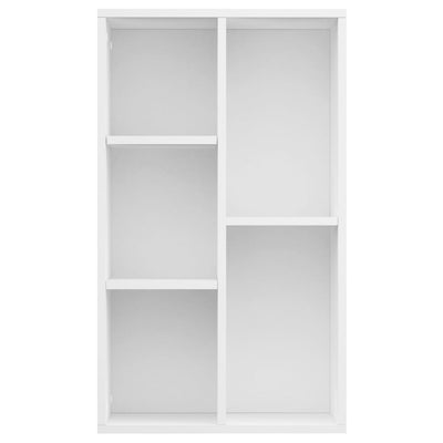 Book Cabinet/Sideboard White 50x25x80 cm Engineered Wood