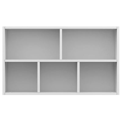 Book Cabinet/Sideboard White 50x25x80 cm Engineered Wood