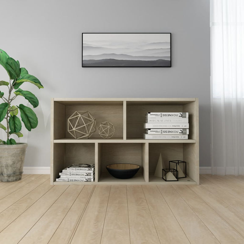 Book Cabinet/Sideboard Sonoma Oak 50x25x80 cm Engineered Wood