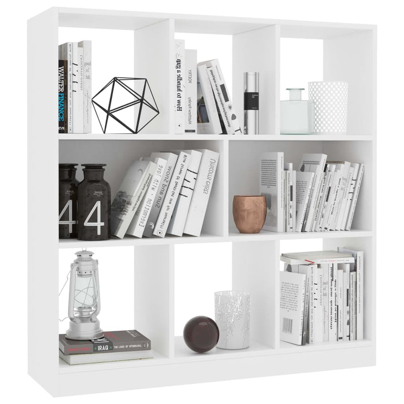 Book Cabinet White 97.5x29.5x100 cm Engineered Wood