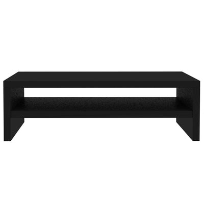 Monitor Stand Black 42x24x13 cm Engineered Wood